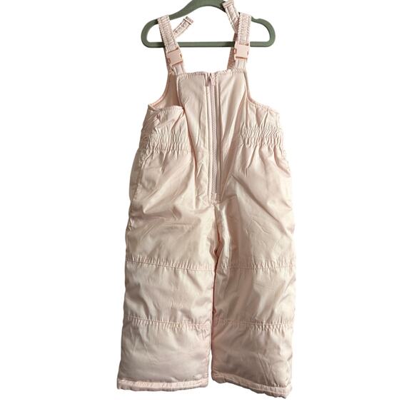 Carter's Toddler Girl's Light Pink Snow Bibs Size 2T - Picture 1 of 3